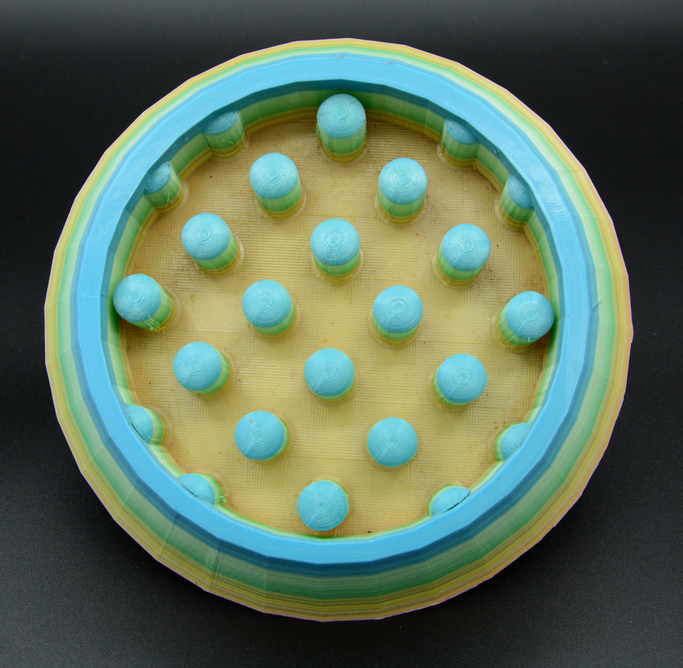 Gamelle anti glouton multi couleur